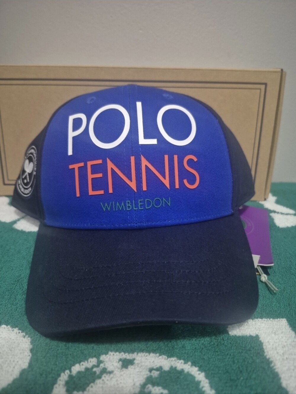 Polo by Ralph Lauren Blue & Navy Wimbledon Tennis Cap